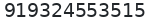 WhatsApp number
