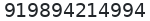 WhatsApp number